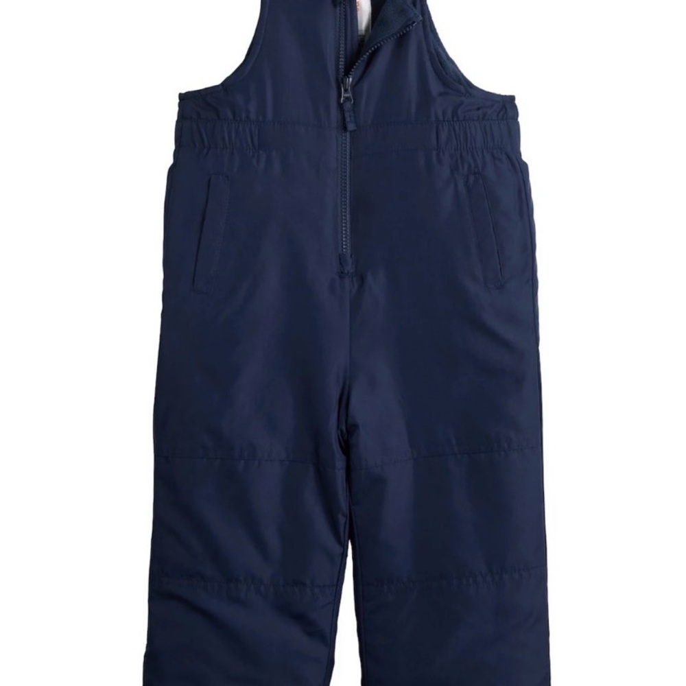 Classic Navy Kids snow bib